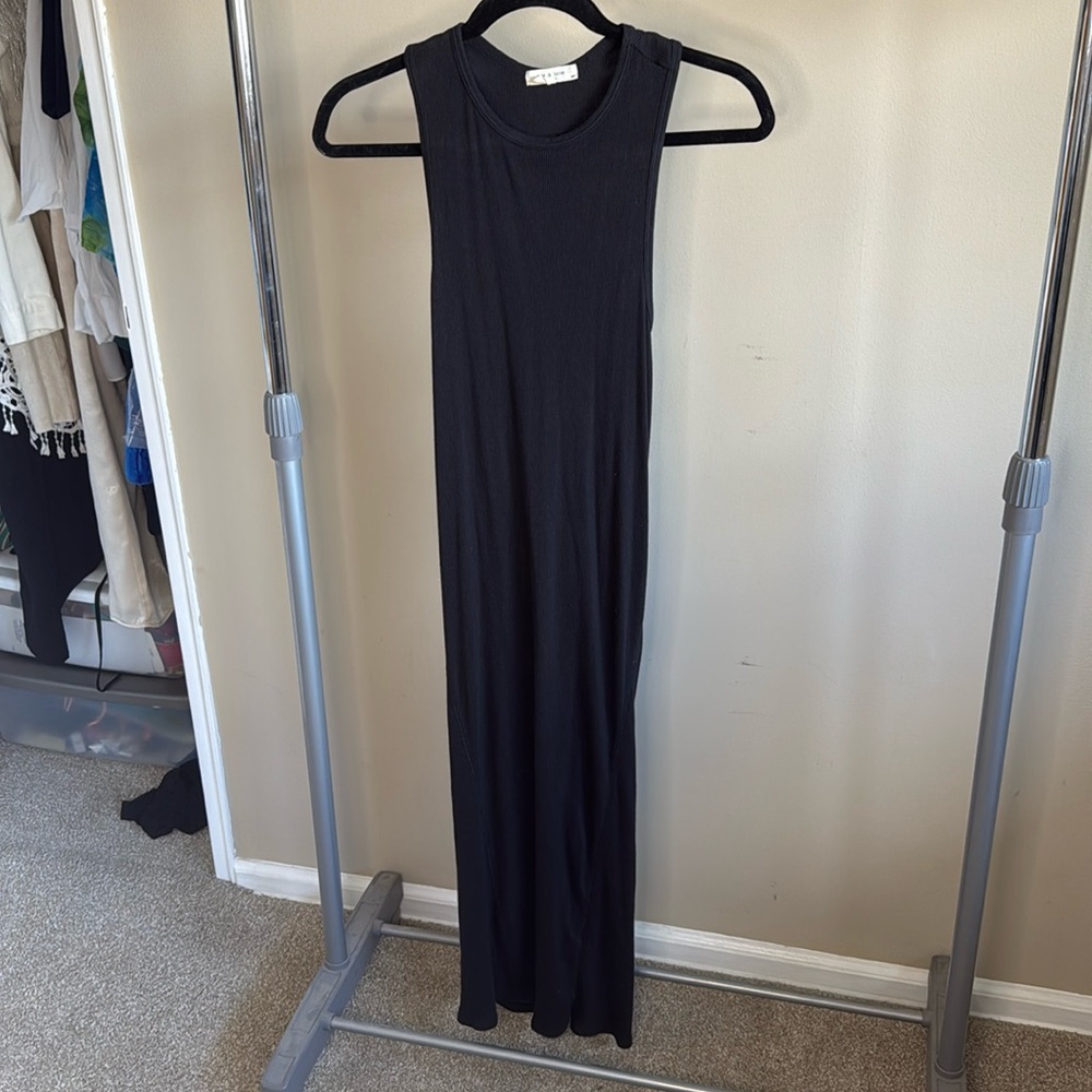 Rag & bone women’s cotton essentials ribbed maxi dress